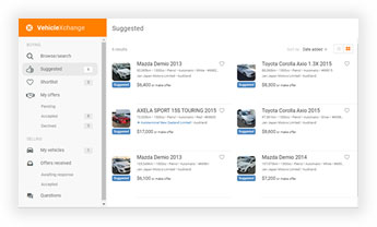 VehicleXchange Example